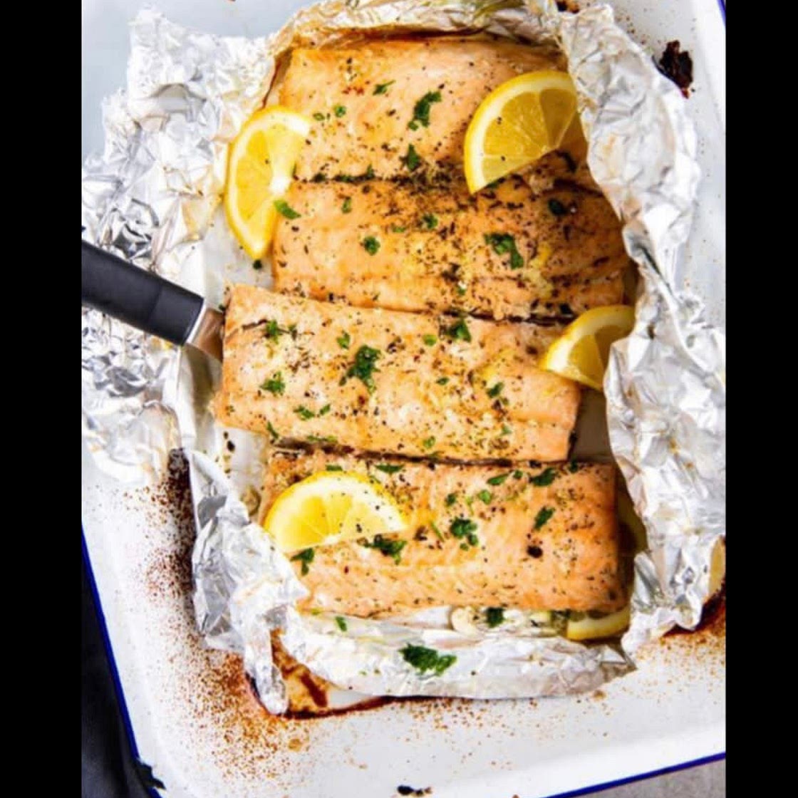 Oven baked Salmon