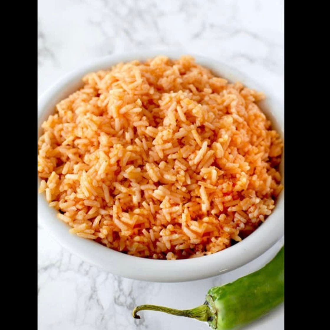 Chiltepin salsa and rice 