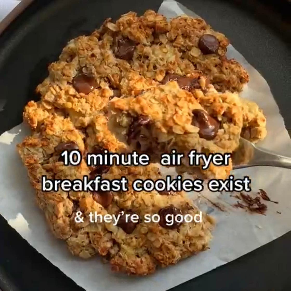 10 min breakfast cookie
