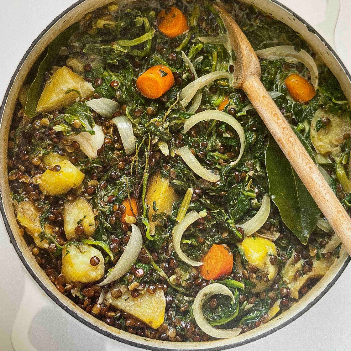 Creamy Spinach Lentils 
