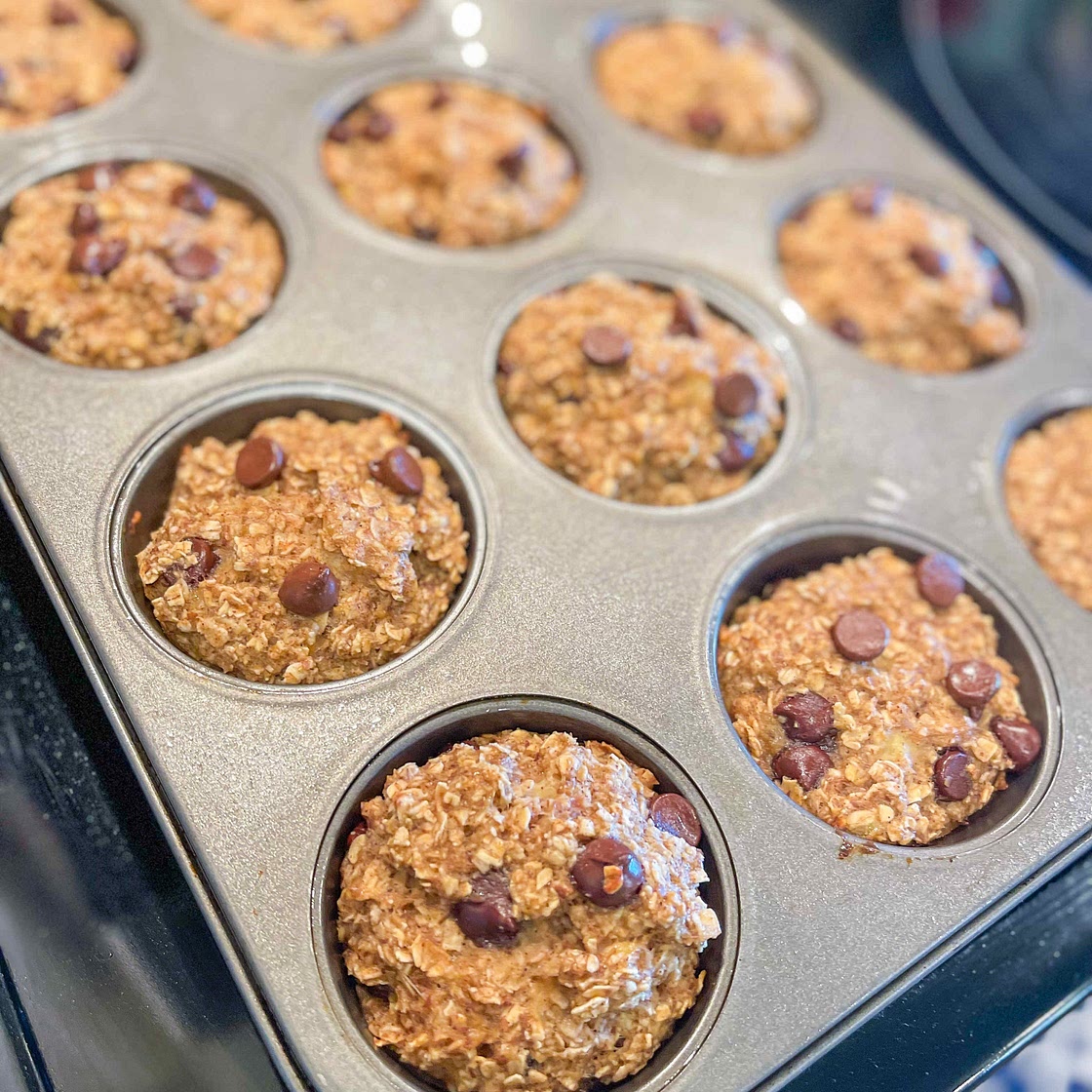 Flour free oatmeal muffins 