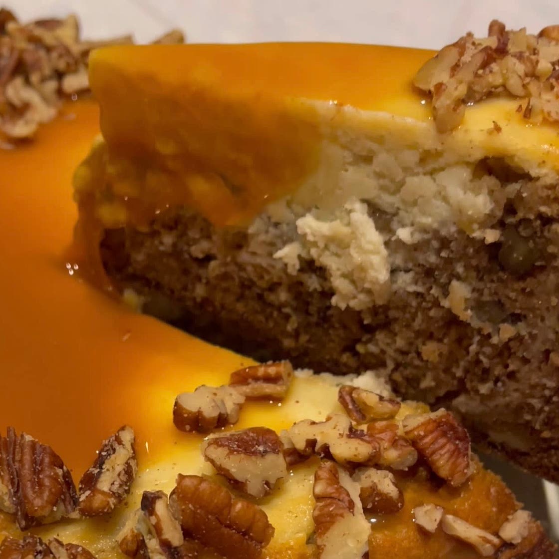 Autumn Inspired Hummingbird Cheesecake