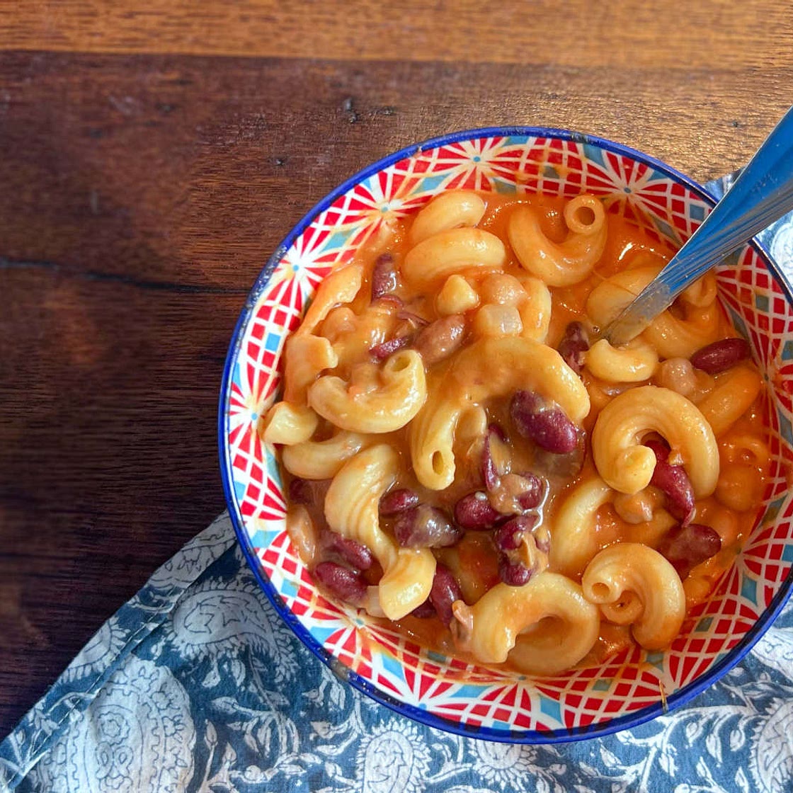 Instant Pot Vegetarian Chili Mac 