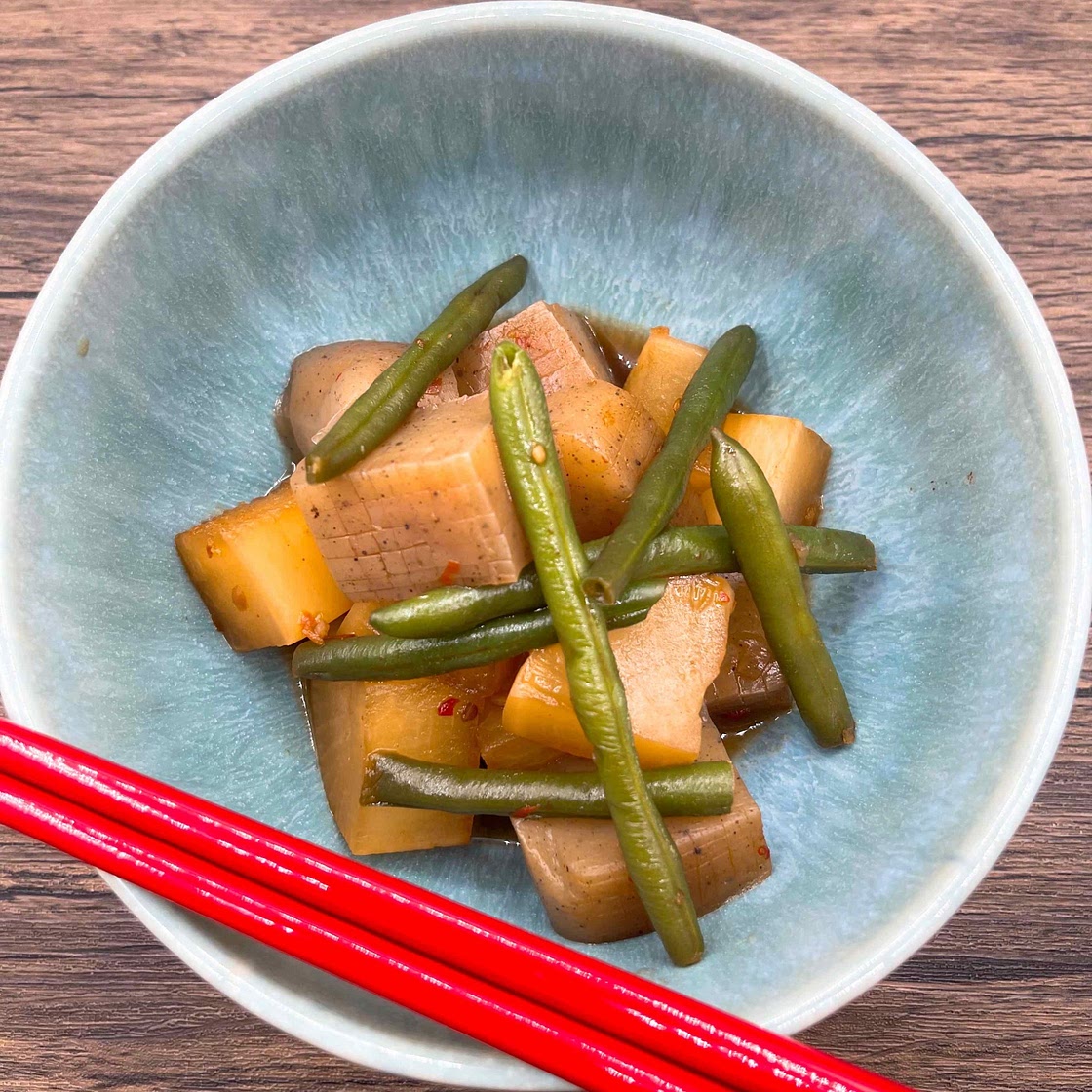 Spicy Daikon Konnuaku