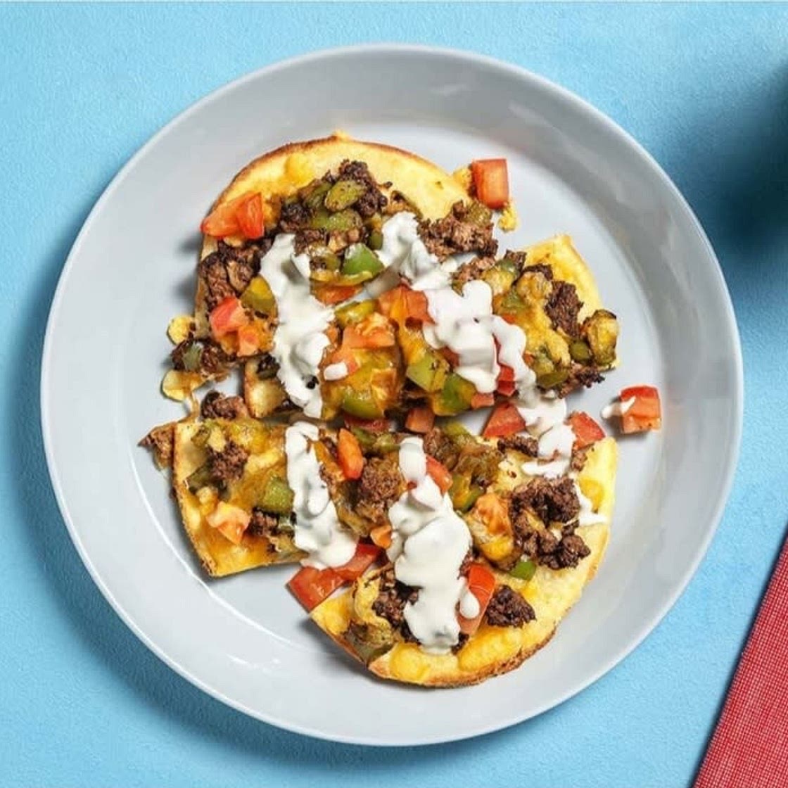 Philly Cheesesteak Flatbread