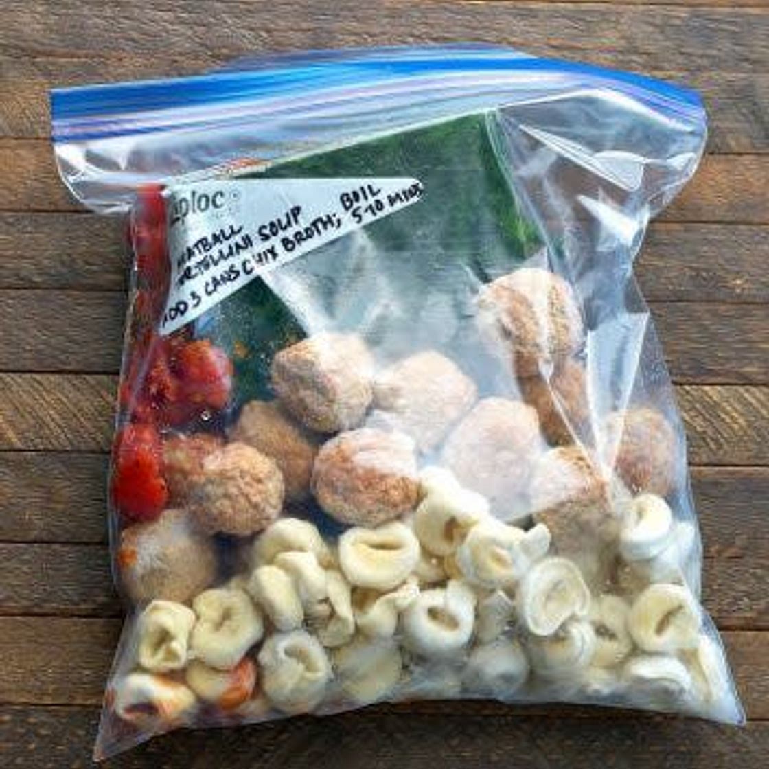 Turkey Meatball and Tortellini Soup