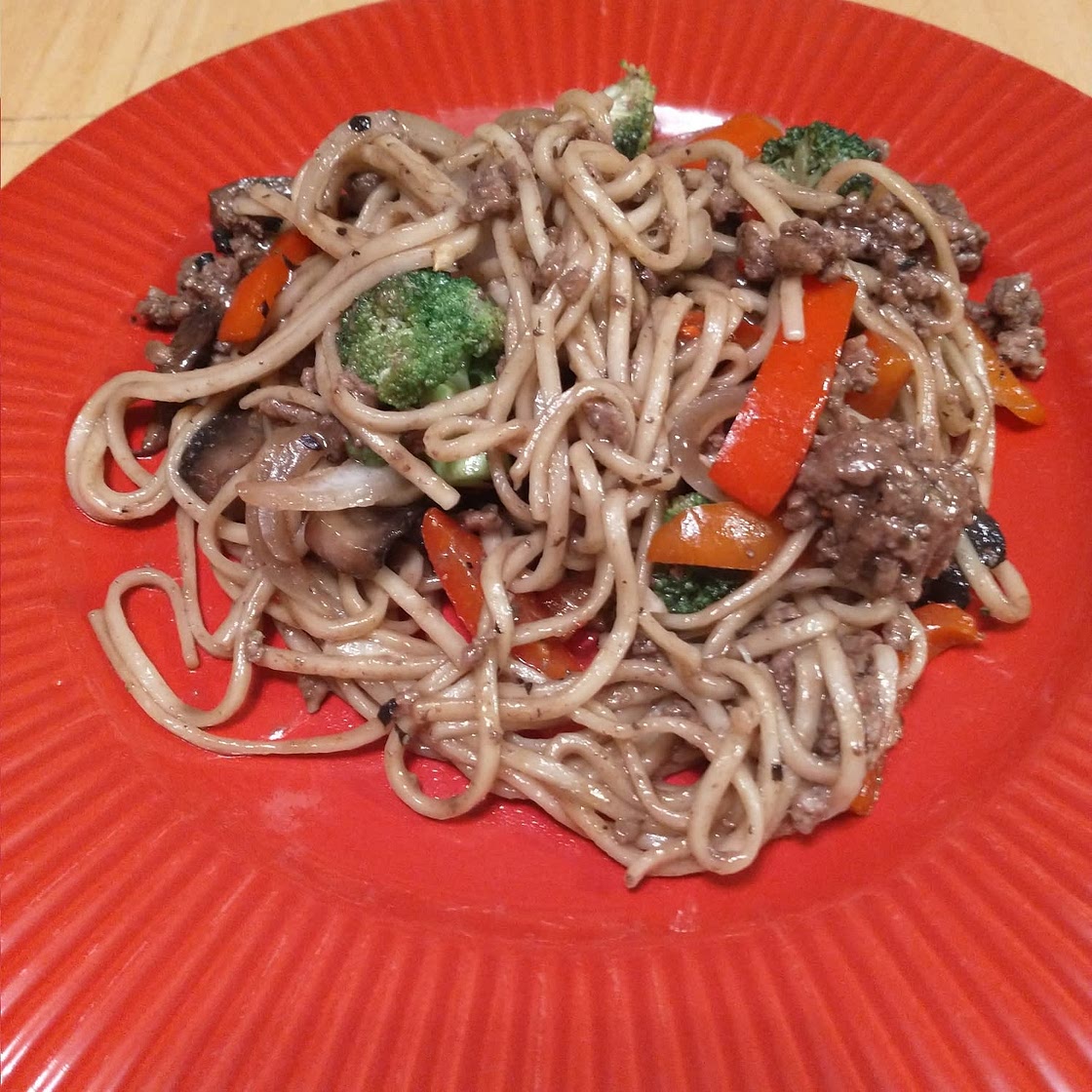 Ground Beef Lo Mein