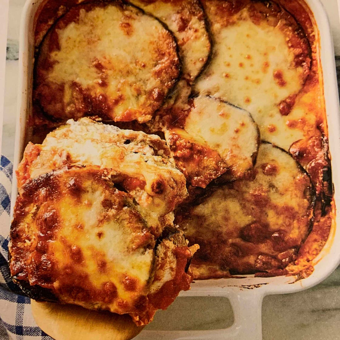 Baked Eggplant with 3 Cheeses