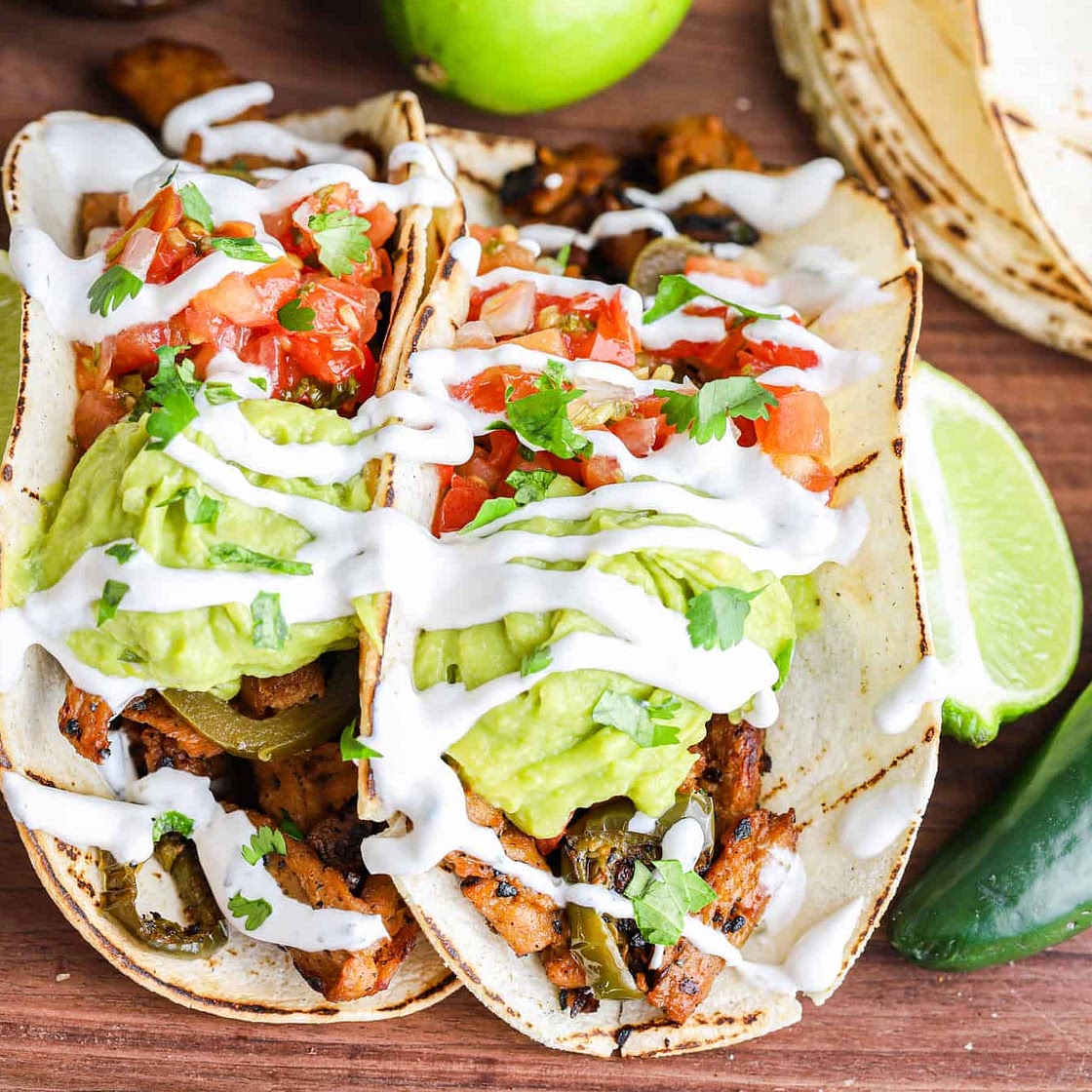 Vegan Carne Asada Tacos