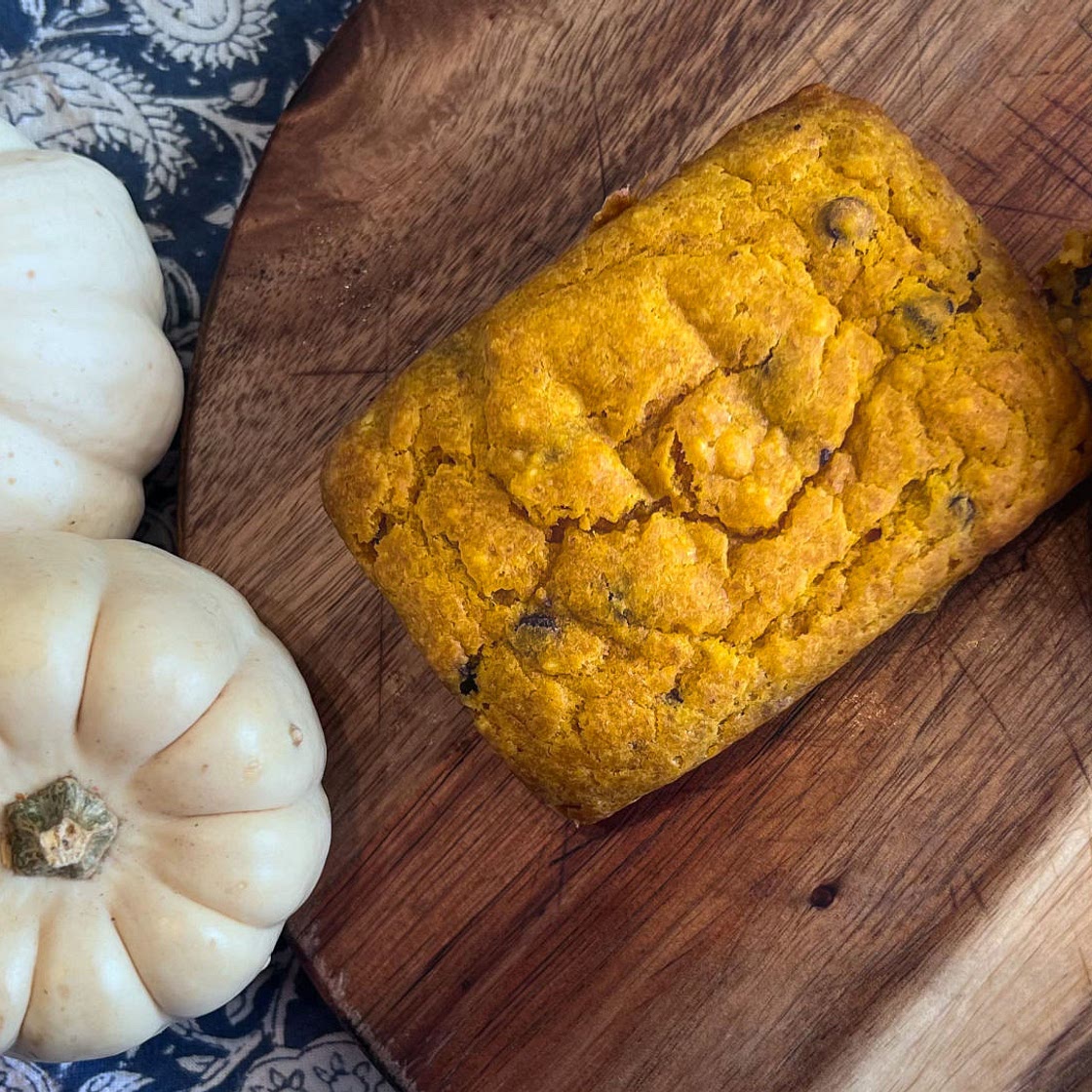 Chocolate Chip Pumpkin Bread