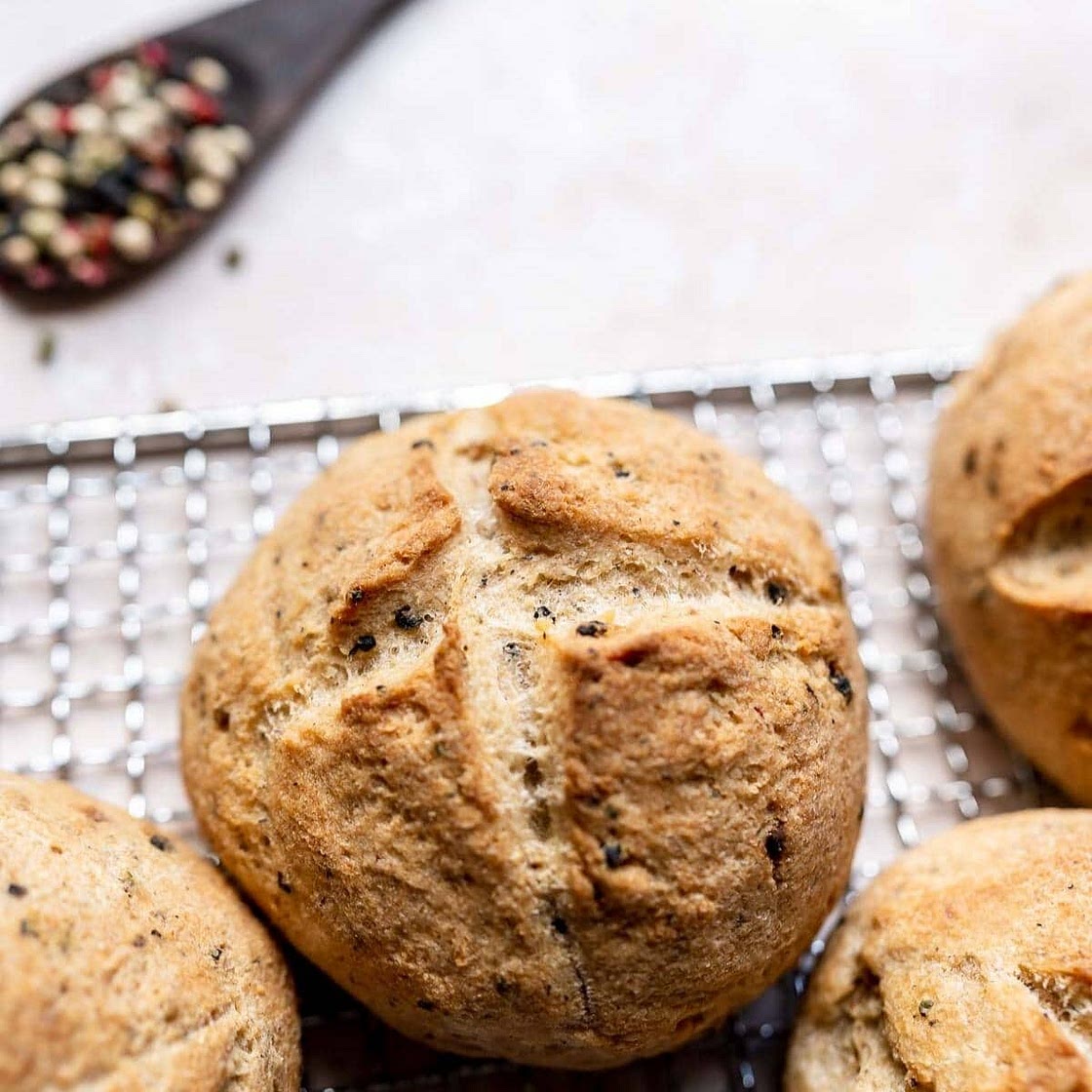 Gluten-Free Sourdough Rolls