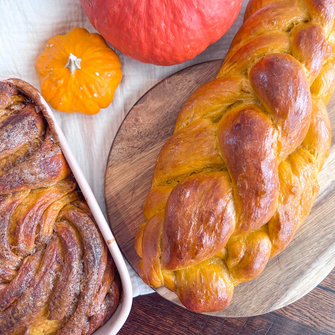 Pumpkin Challah & Babka