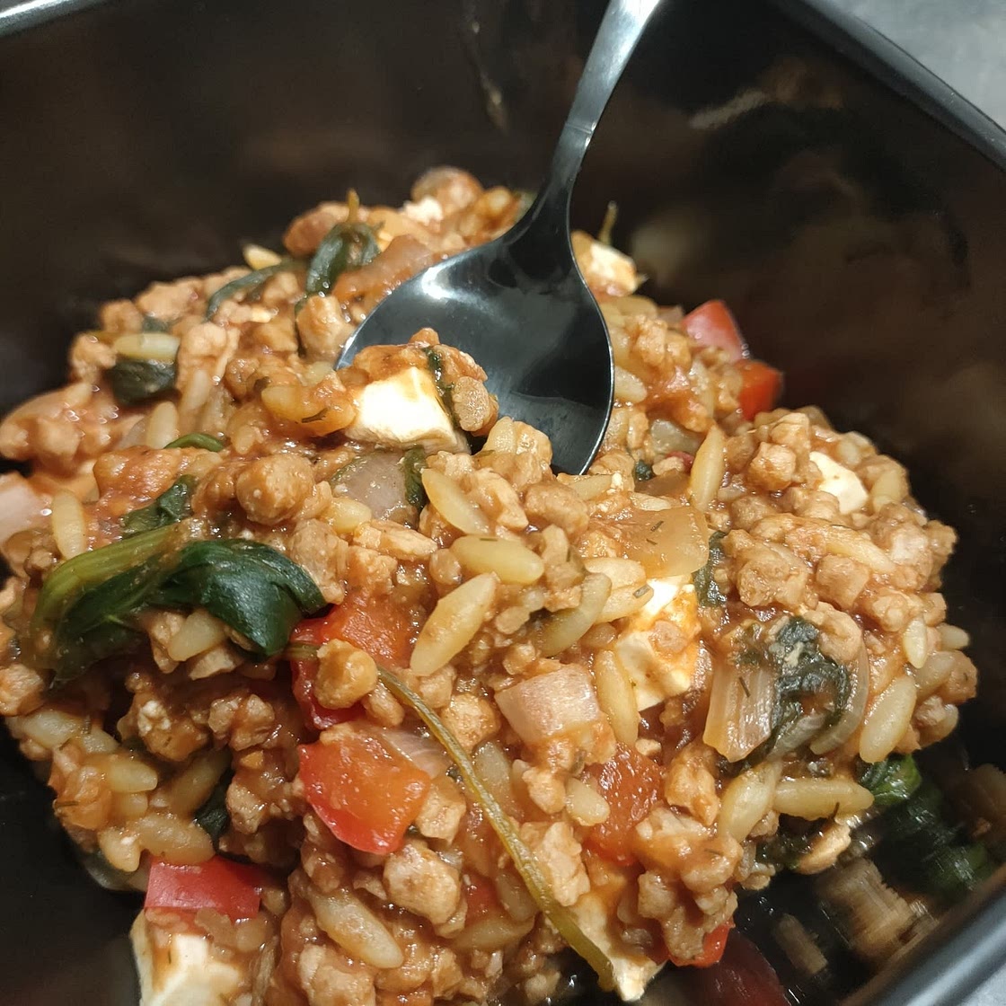 Greek Baked Orzo