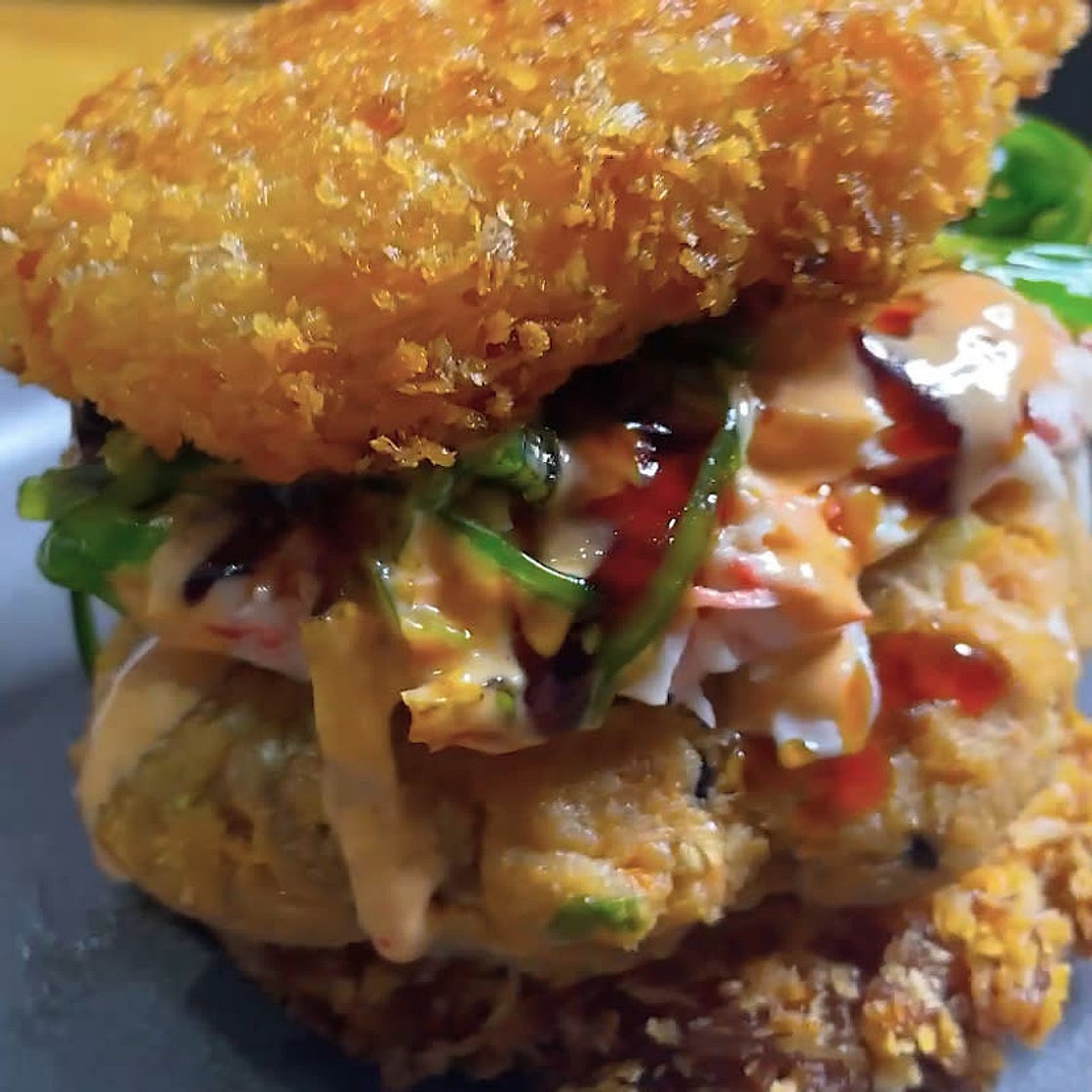Ultimate sushi burger