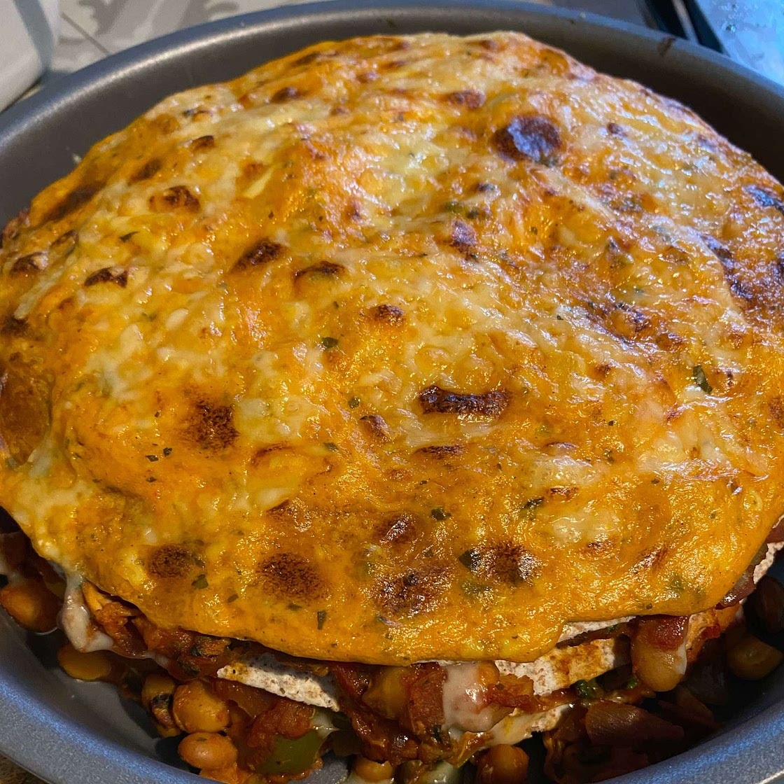 Enchilada pie