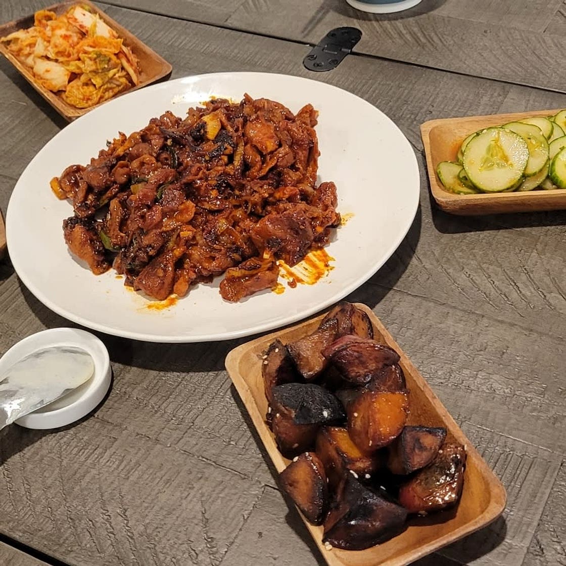 Jeyuk Bokkeum (or Spicy Pork Bulgogi)