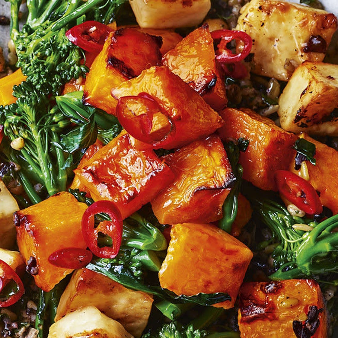 Squash & Halloumi Grain Bowl