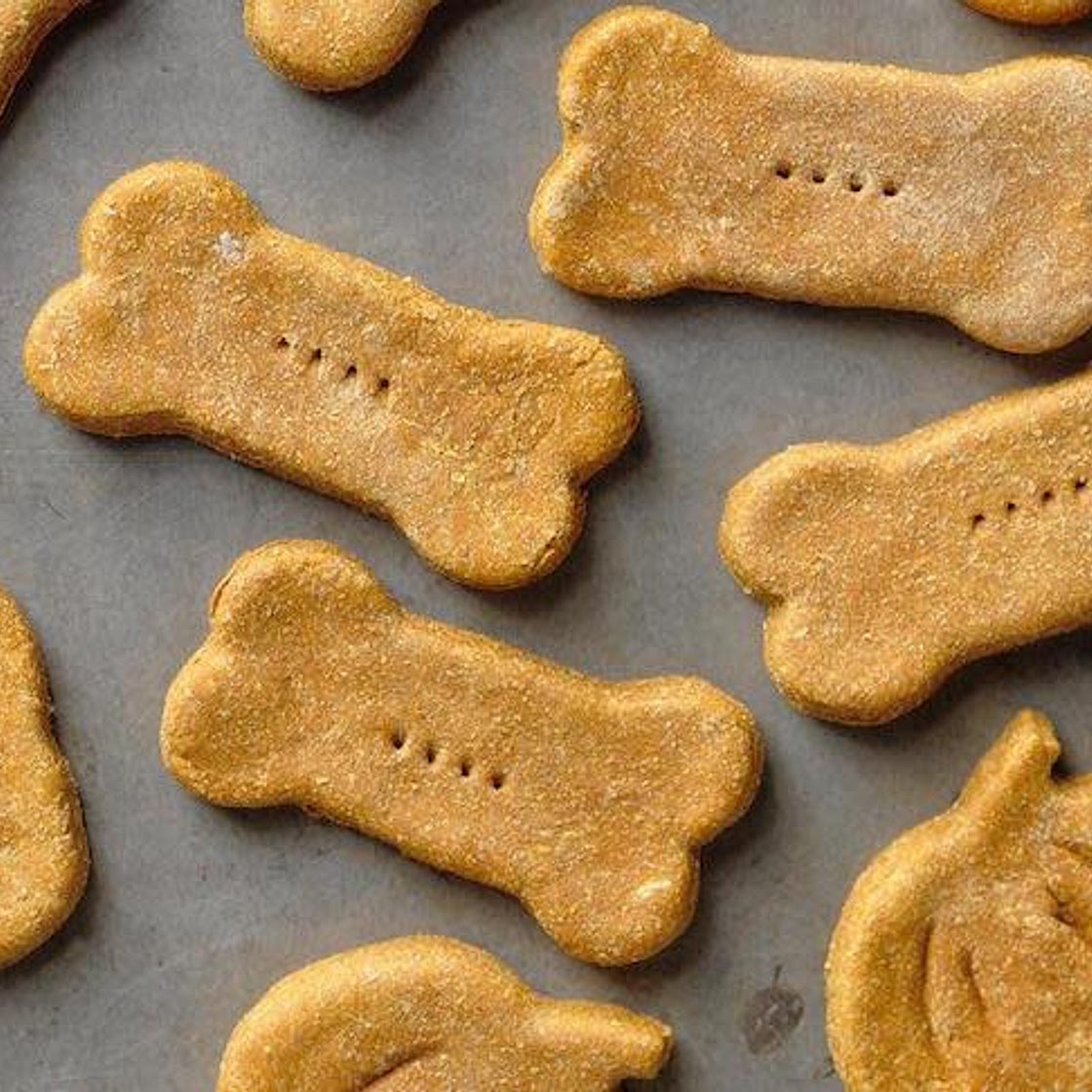 Peanut Butter and Pumpkin Dog Treats