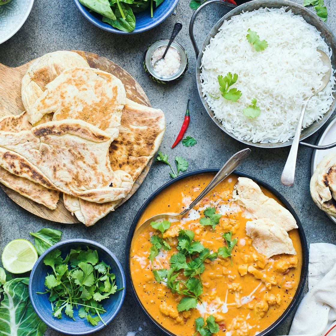 Chou-fleur tikka massala et riz