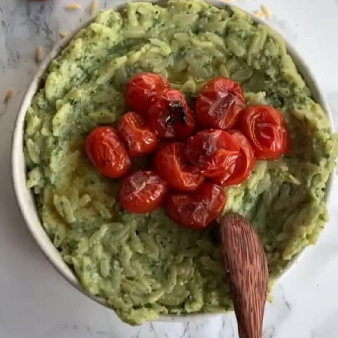 Green Pesto Orzo