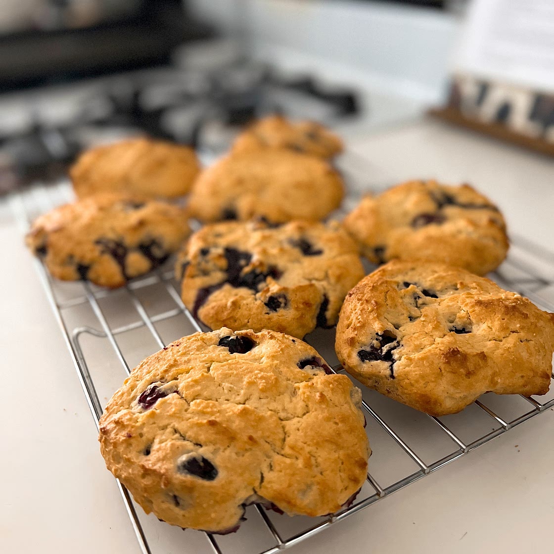 Blueberry lemon scones