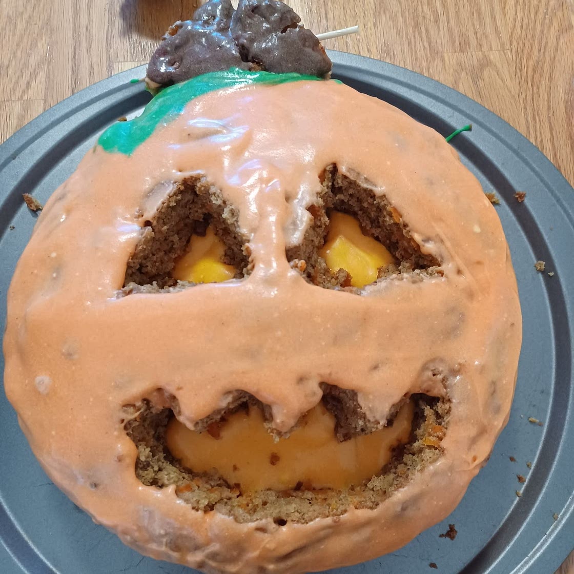 Gluten Free Carrot Cake with Dairy Free Cream Cheese Frosting