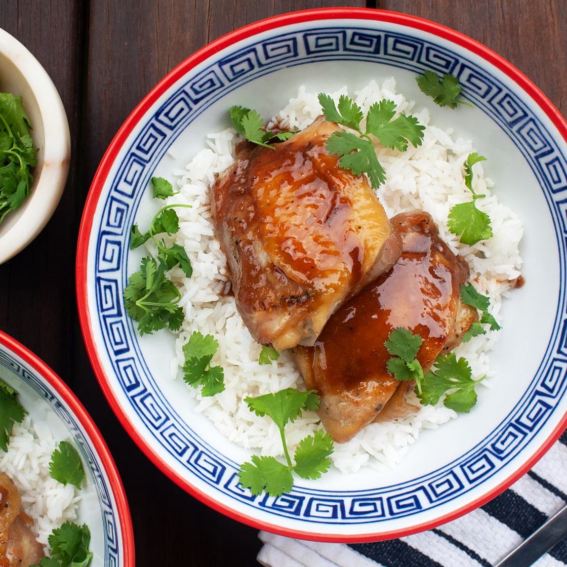 Sweet and Sticky Chicken Thighs