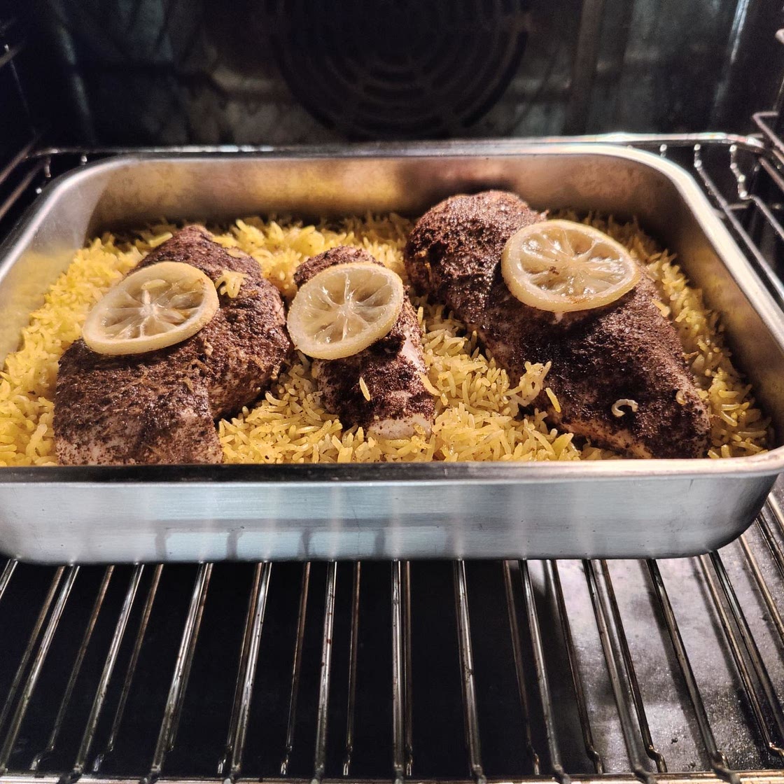 Sumac chicken and rice