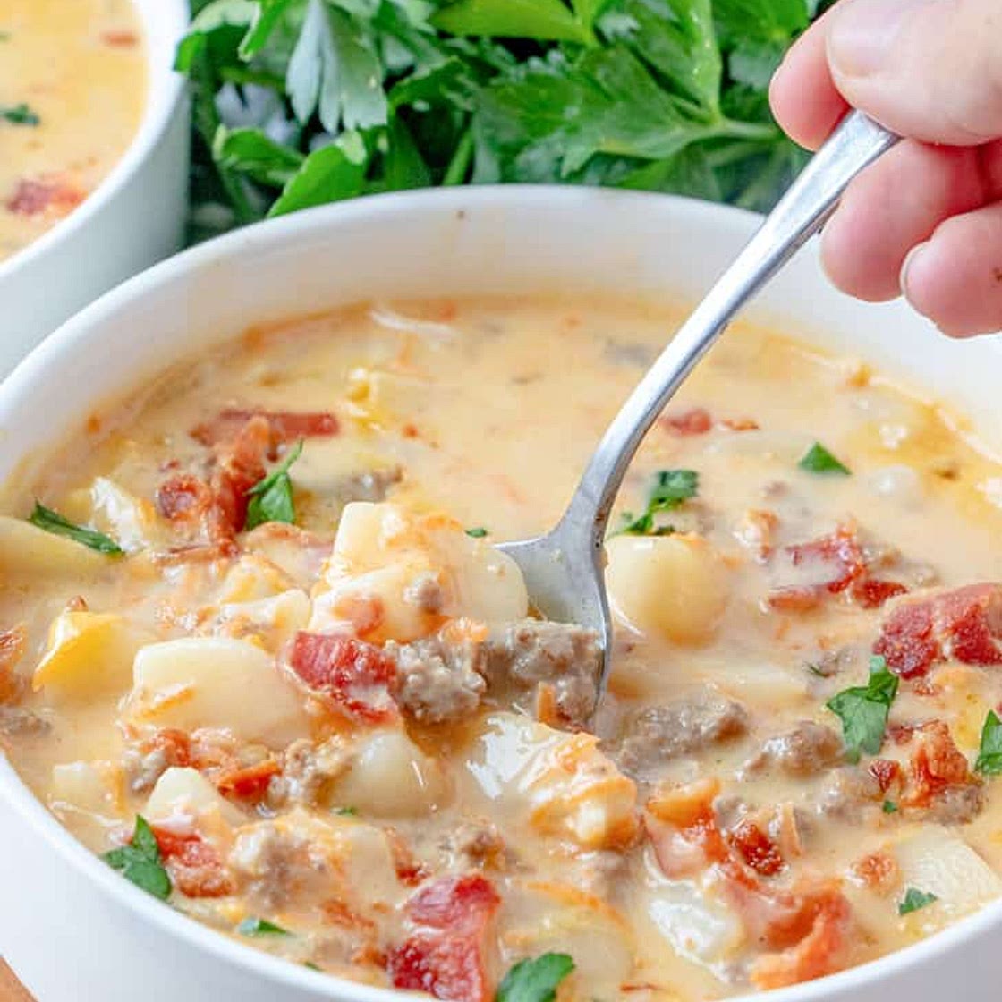 Jen's Cheeseburger Soup