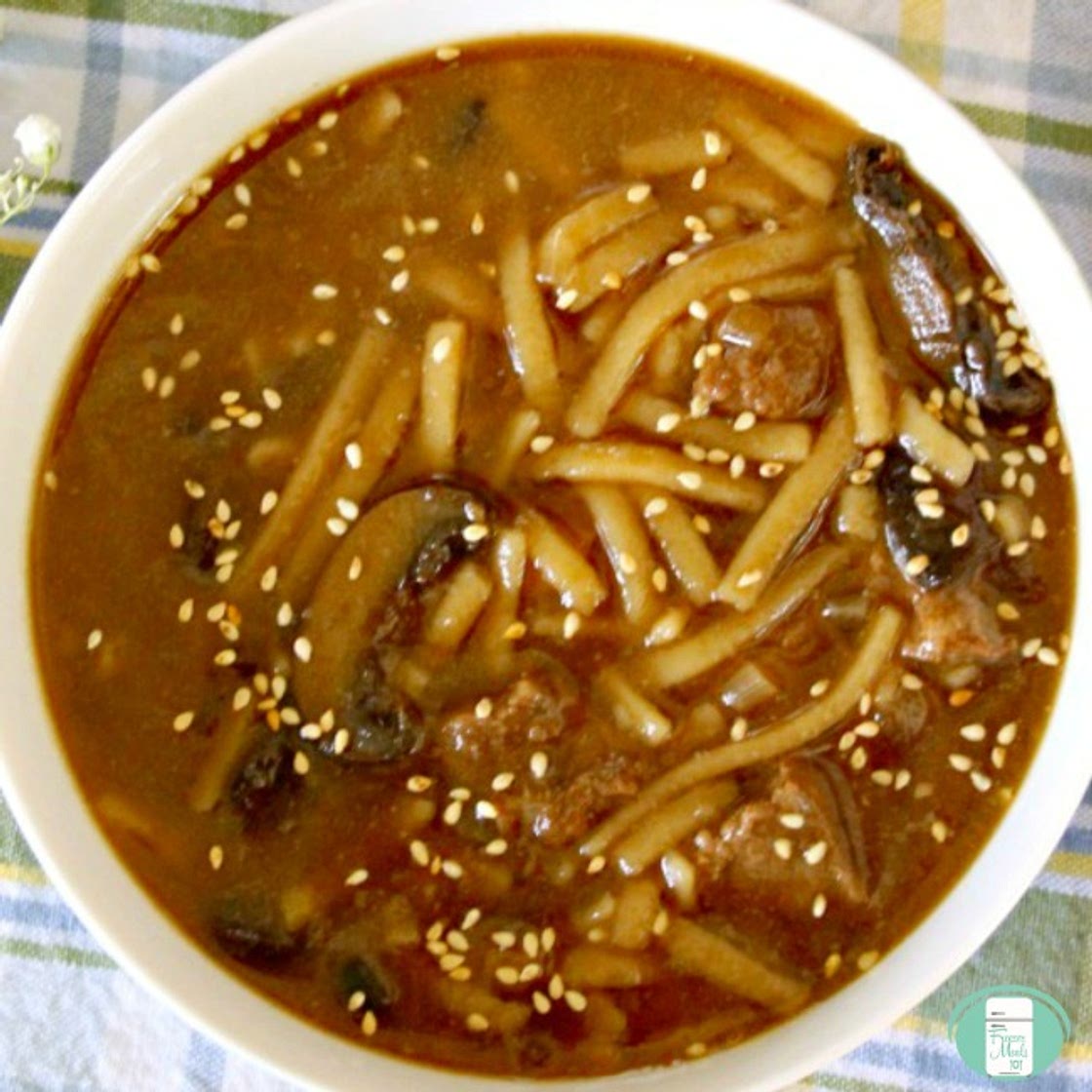 Instant Pot Asian Beef Noodle Soup Recipe