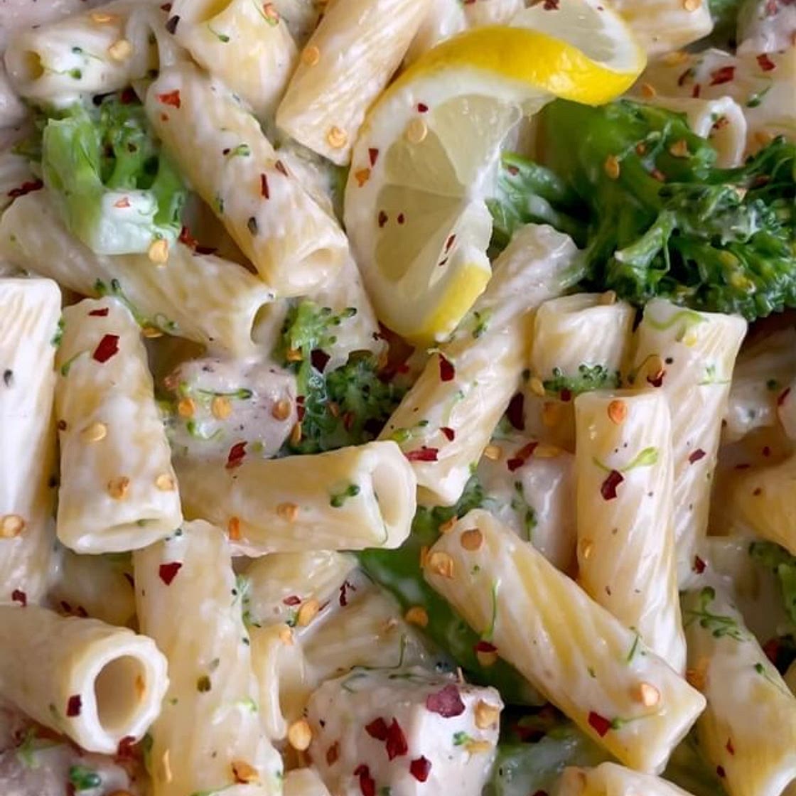 Lemon chicken alfredo