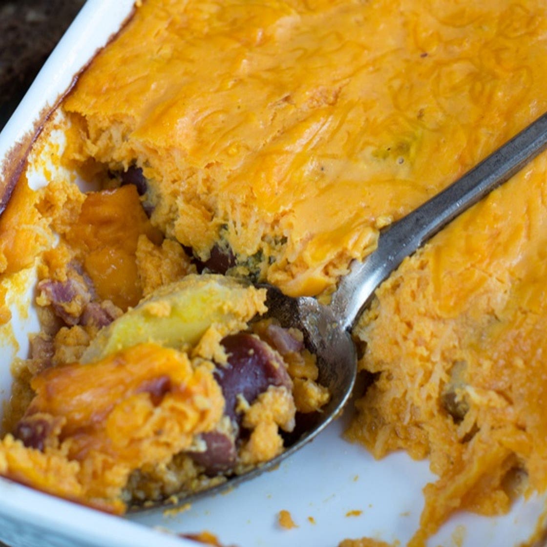 Sausage, Apple and Onion Pie