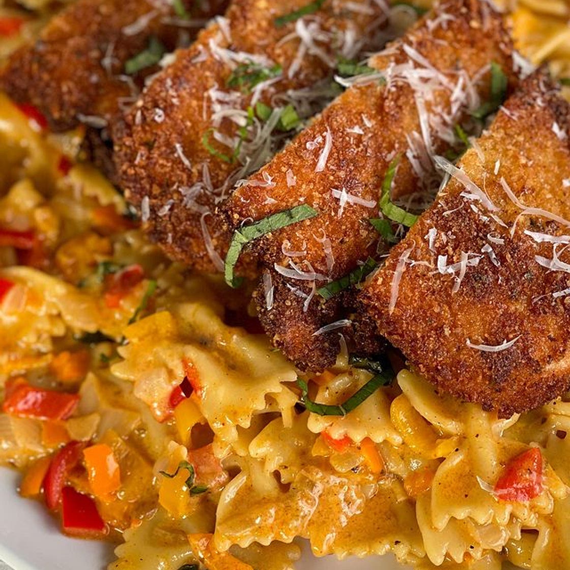 Louisiana chicken pasta