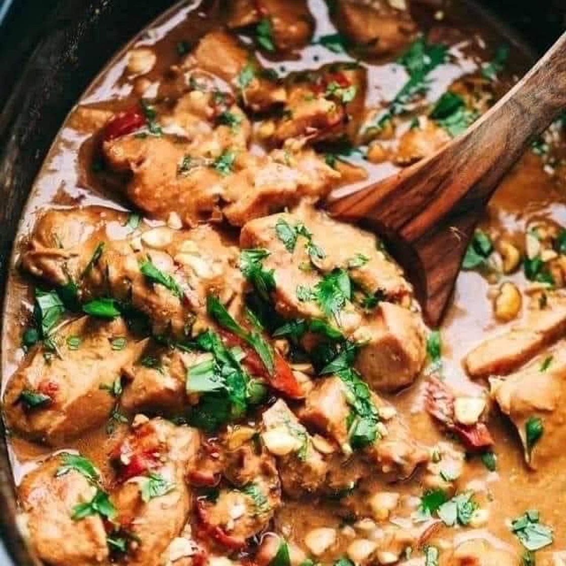 Optavia Taste of Thai Crock Pot Chicken