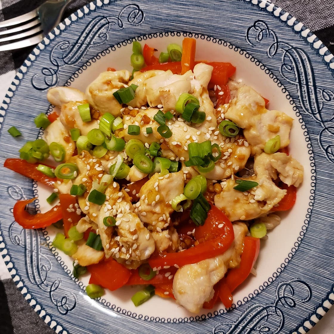 Sheet Pan Garlic Ginger Chicken and Broccoli