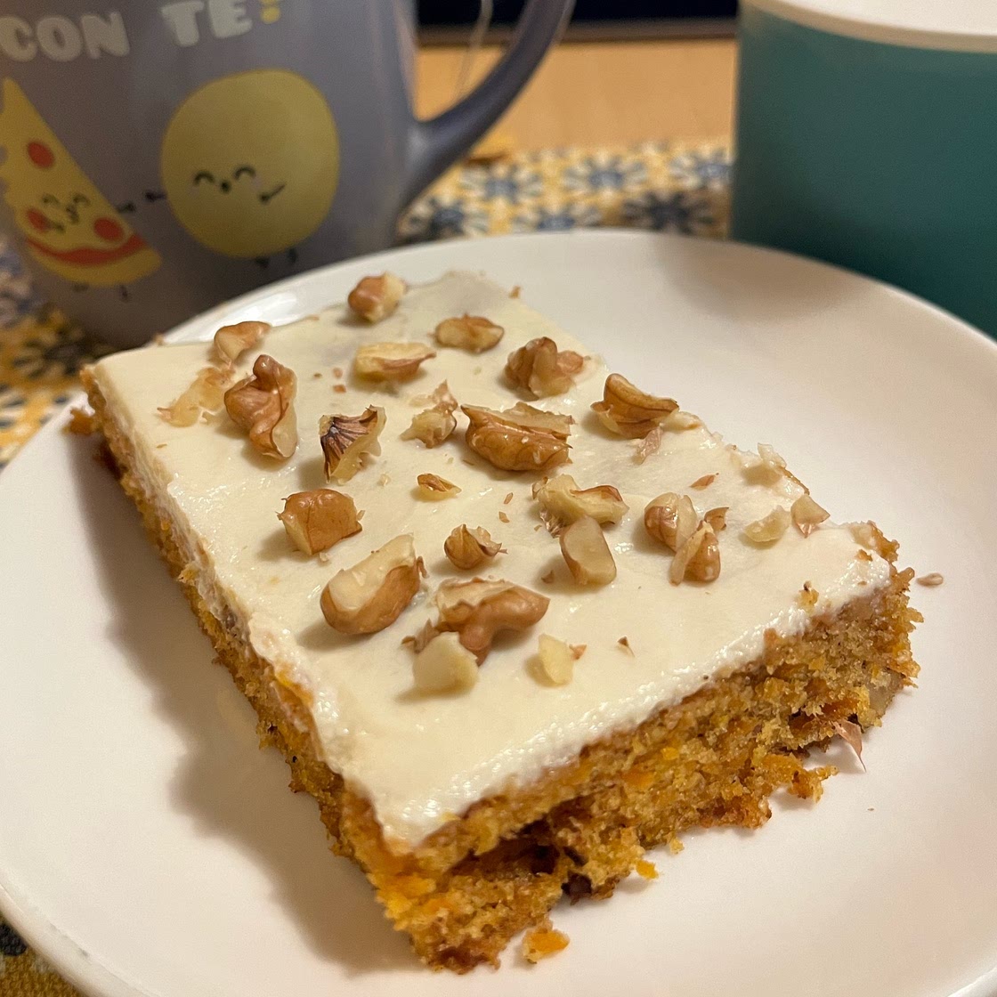 Vegan Carrot Cake Bars
