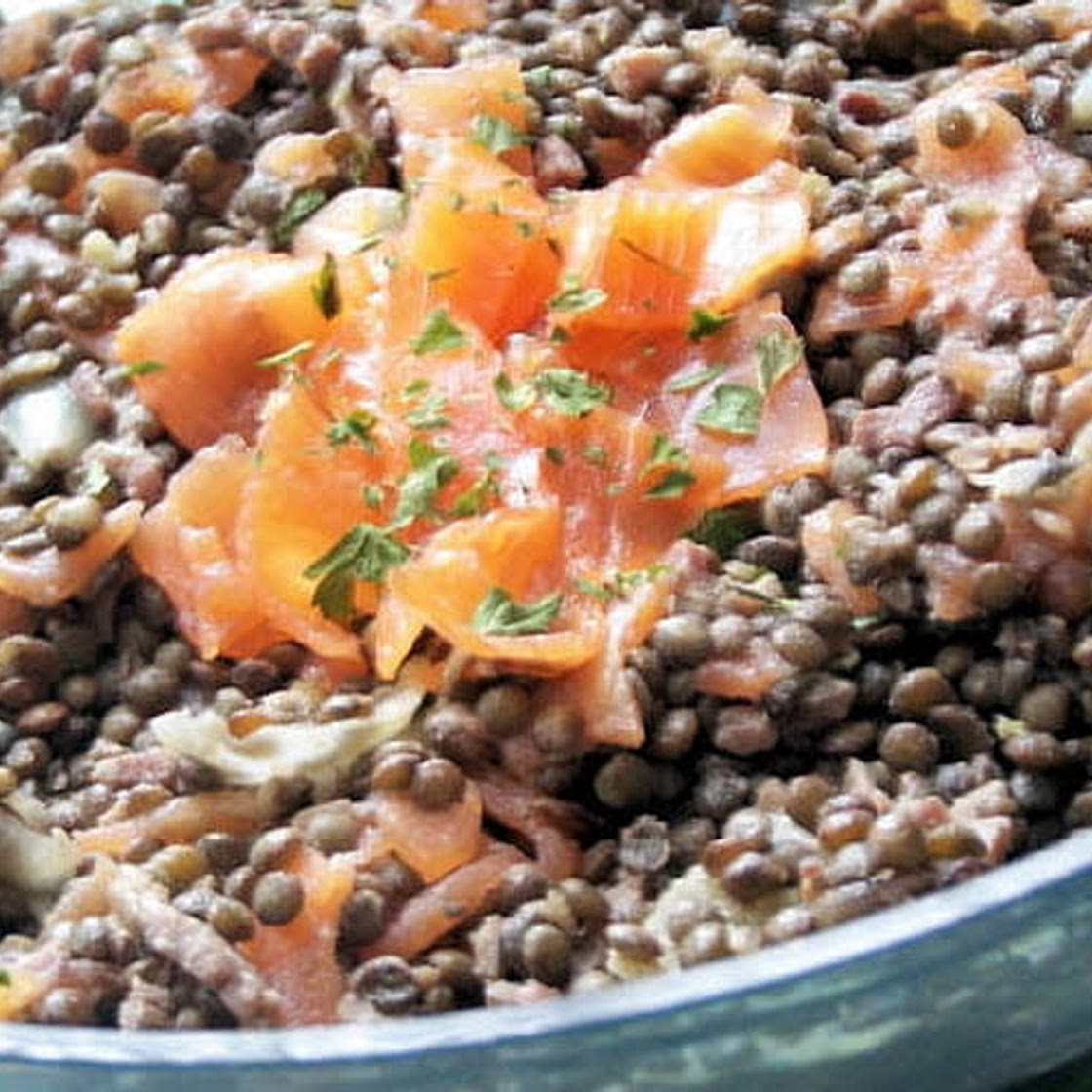 Salade Lentilles Saumon
