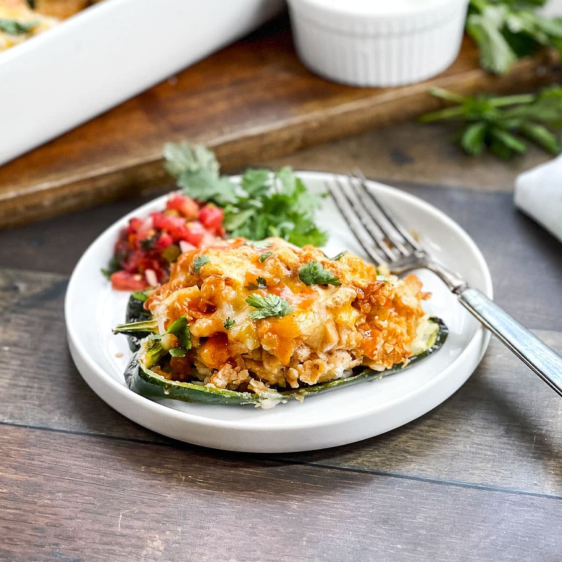 Stuffed Poblano Peppers