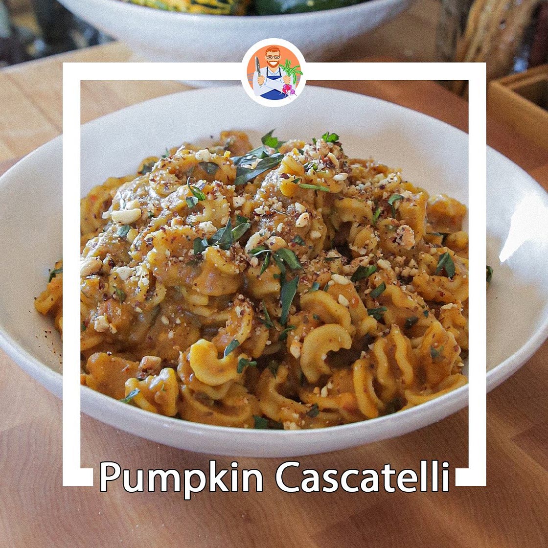 Pumpkin Cascatelli Pasta