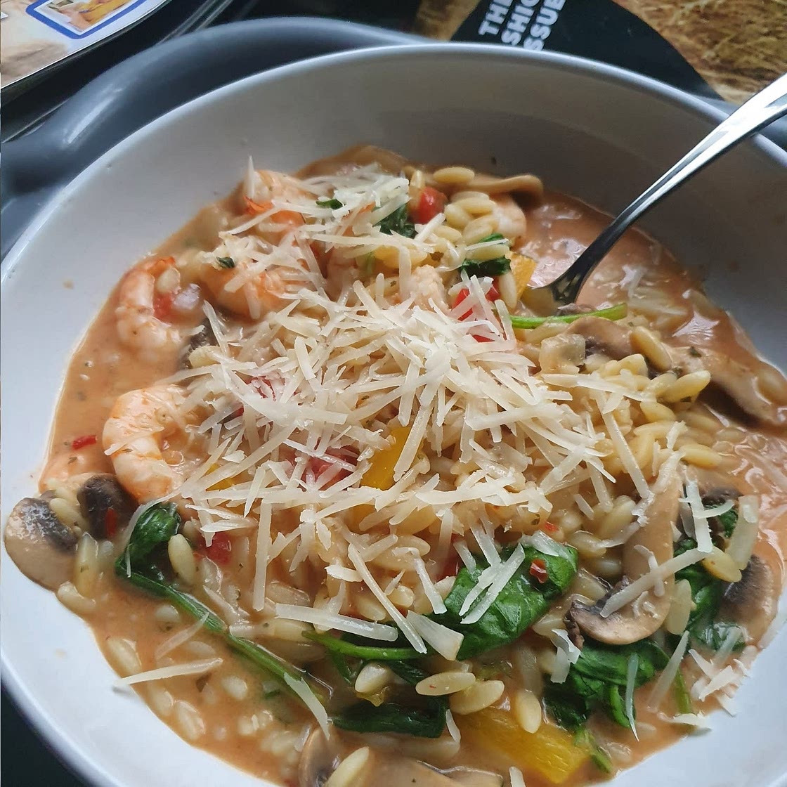 Creamy Mushroom Orzo