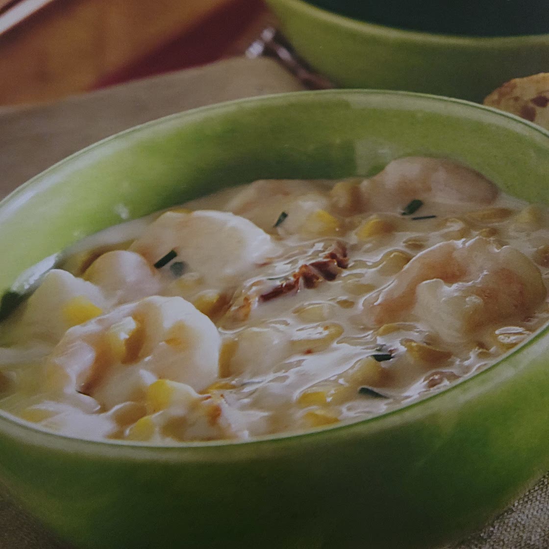 Shrimp and corn chowder