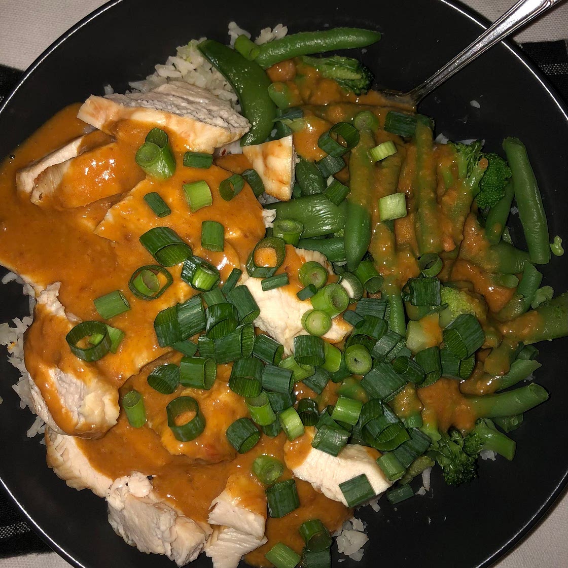 Satay chicken 