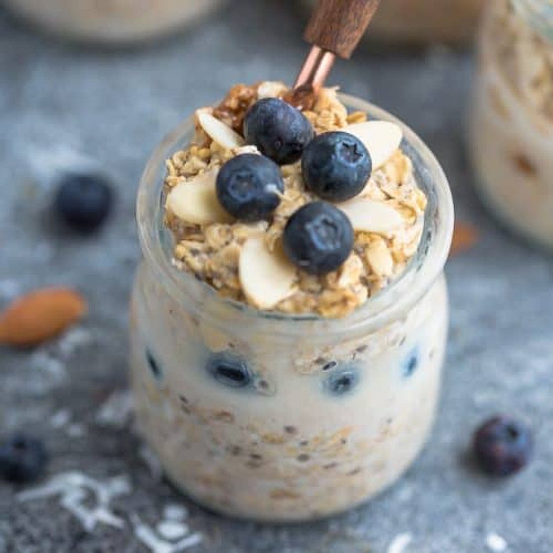 Blueberry Maple Overnight Oats