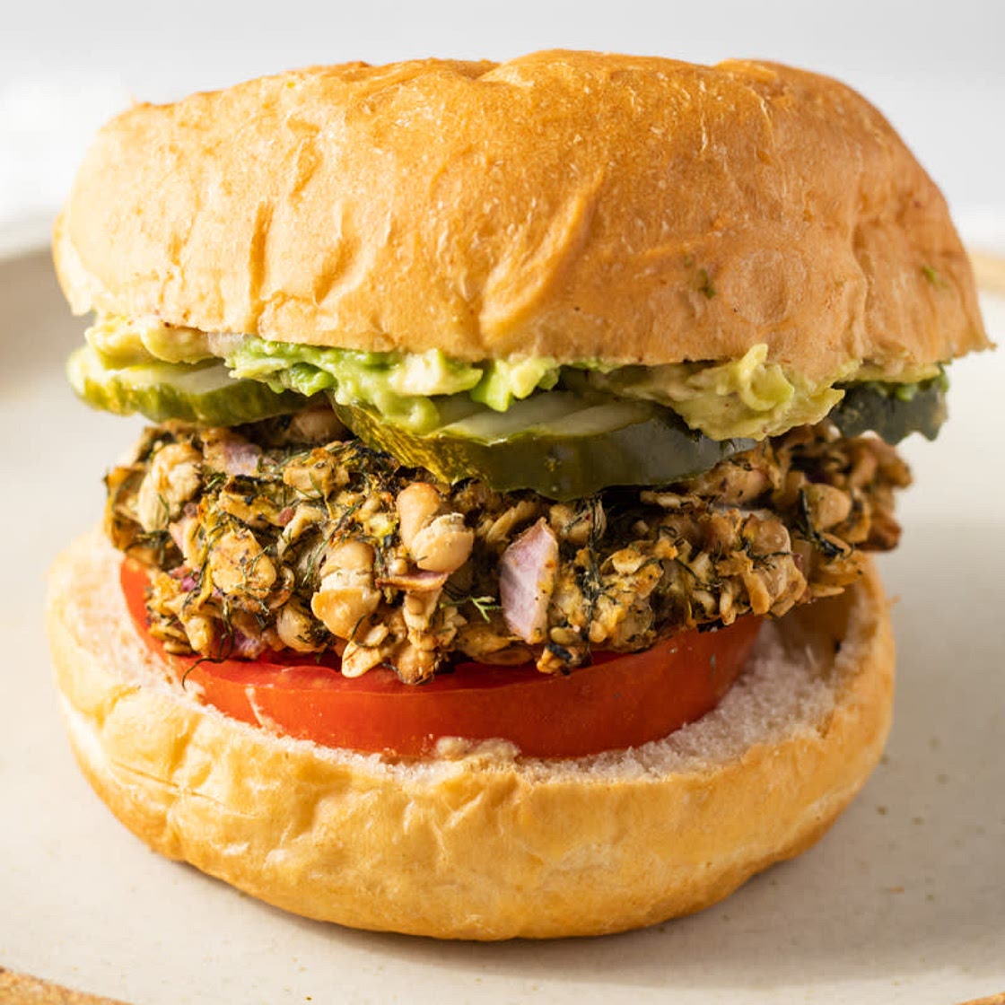 Zucchini White Bean "Burgers"