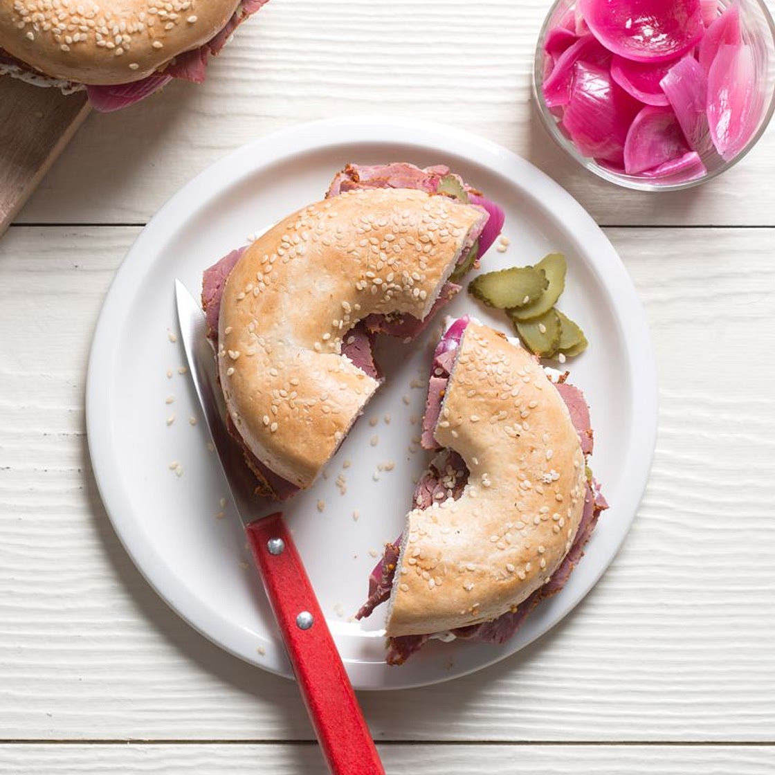 Bagel au pastrami