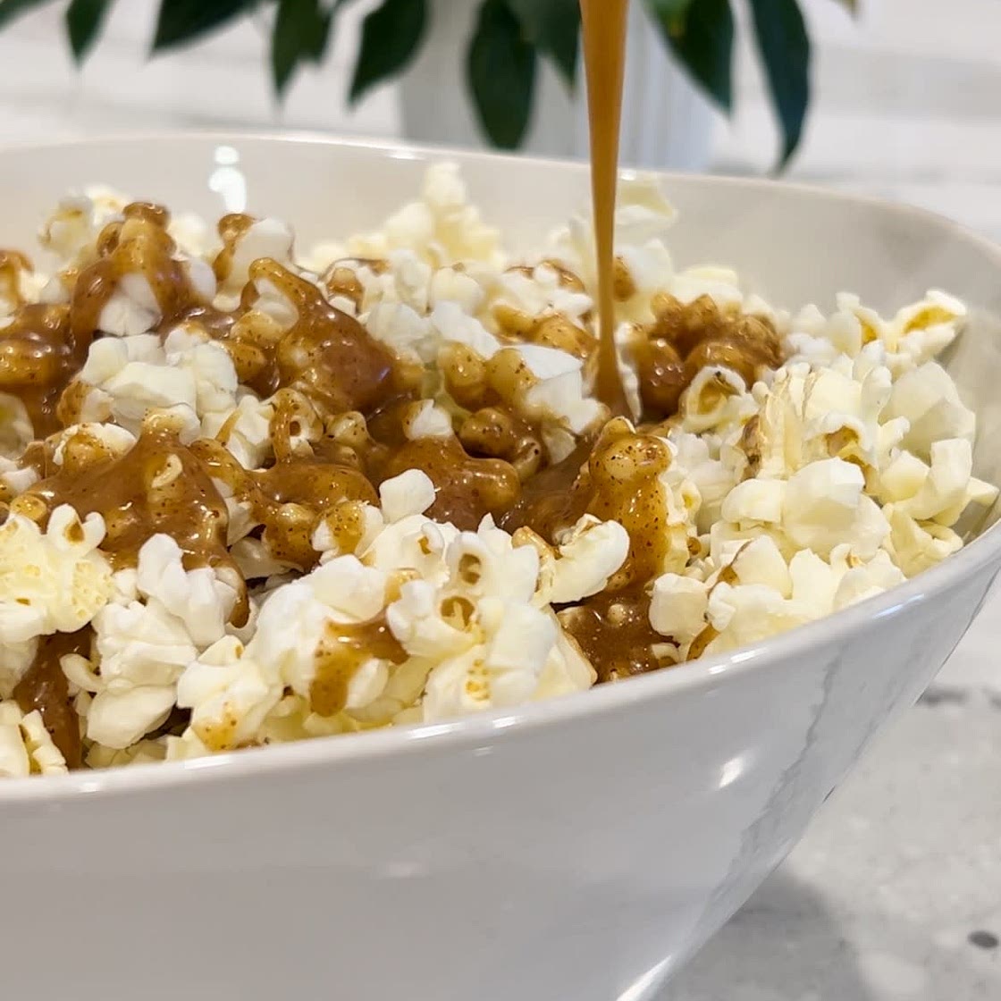 Honey Almond Butter Popcorn
