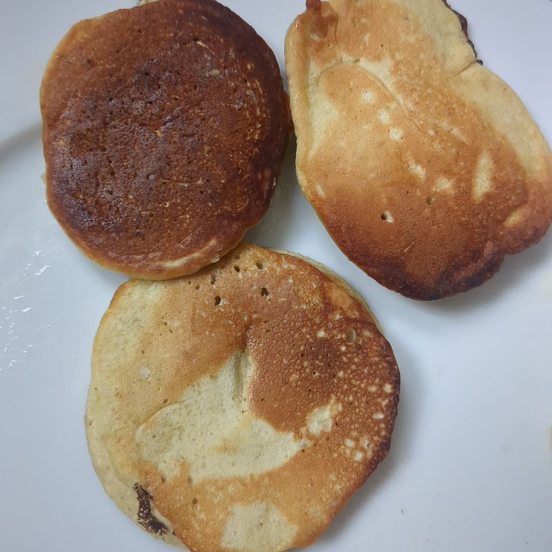 Vegan Banana Chickpea Flour Protein Pancakes