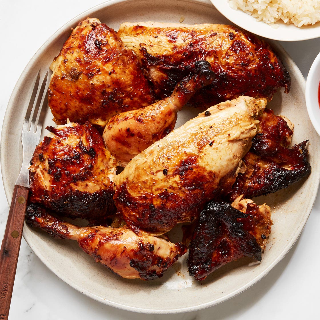 Black Pepper Roasted Chicken