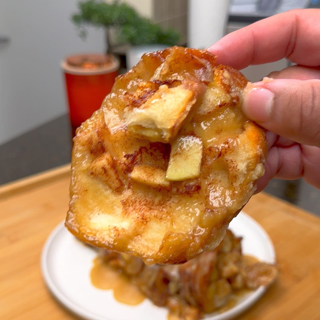 Air Fryer Crown Apple Pull Apart Bread