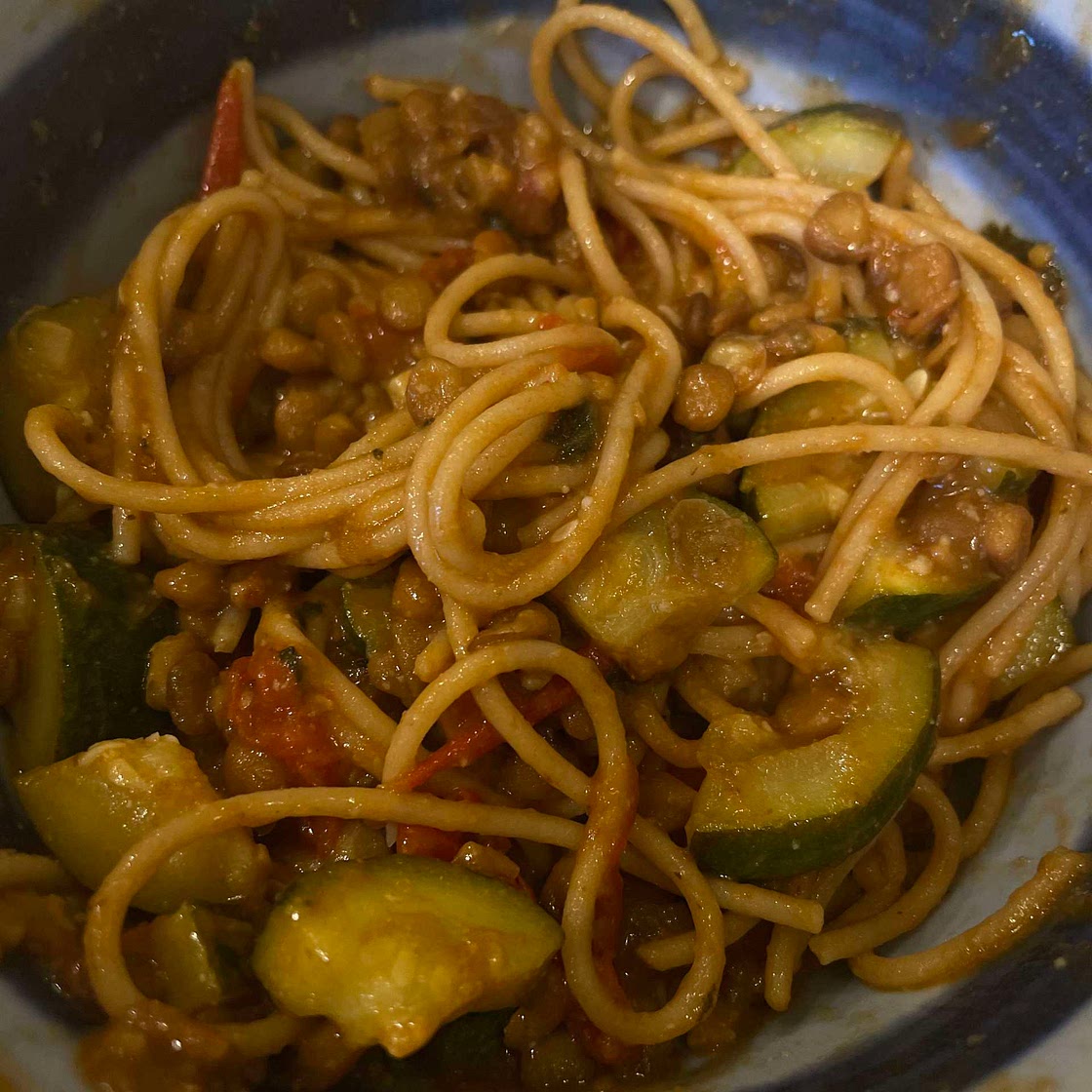 Mediterranean spaghetti 